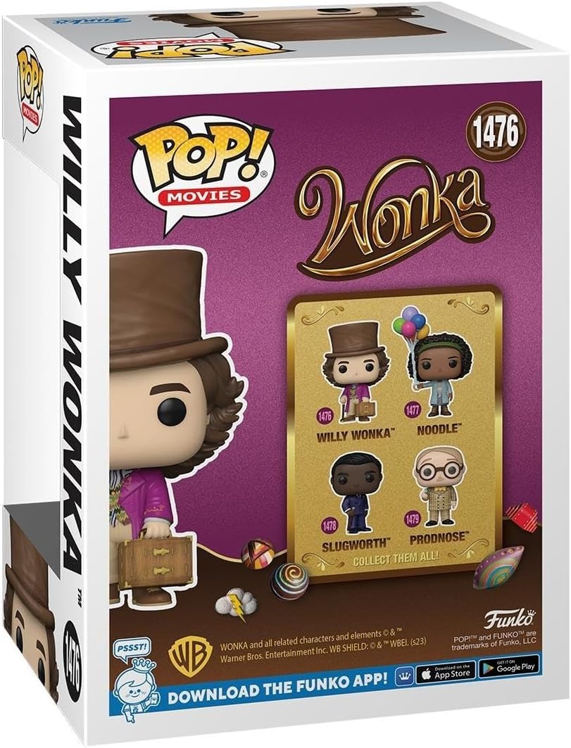 Funko POP! Movies: Wonka - Willy Wonka - Vinyl-Sammelfigur - Geschenkidee - Offizielle Handelswaren