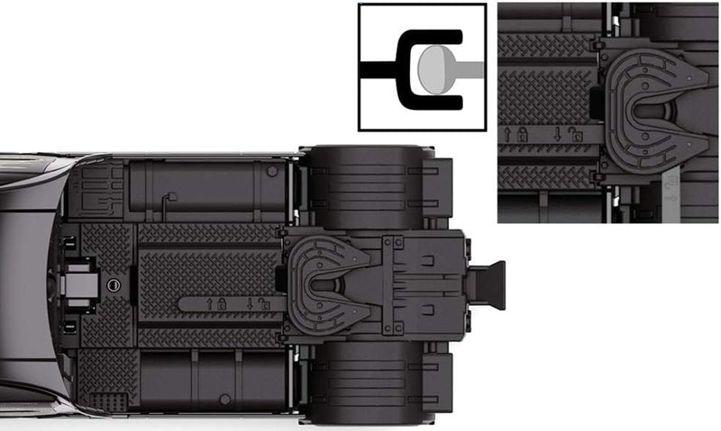 siku 6737, Volvo FH16 LKW, Inkl. Fernsteuermodul, 1:32, Metall/Kunststoff, Schwarz, Ferngesteuert, S