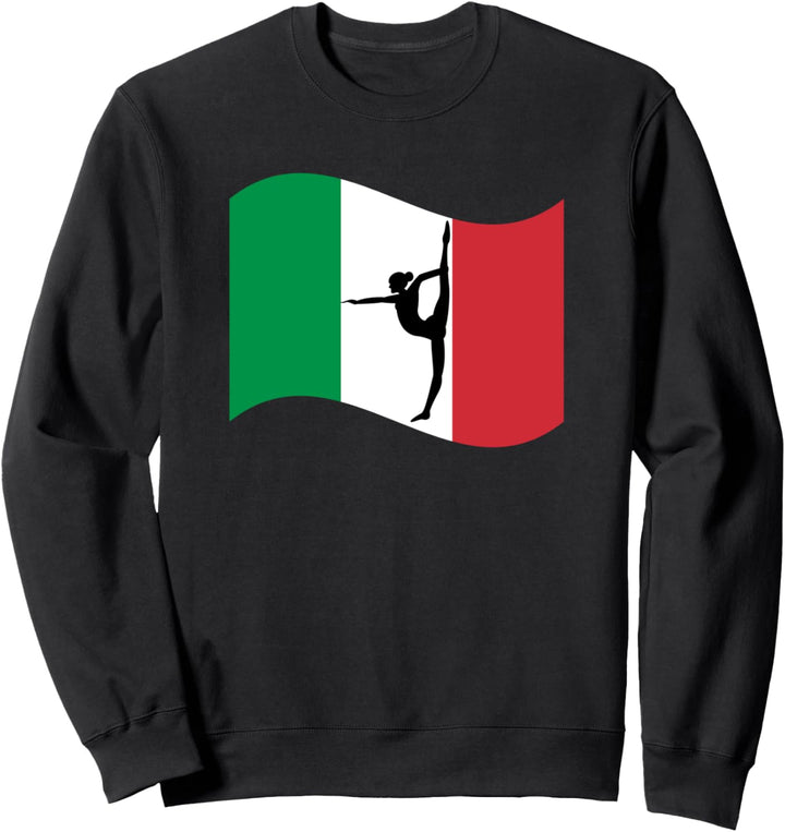 Italien Gymnastik Grafik / Country Flag Pride Gymnast Sport Sweatshirt