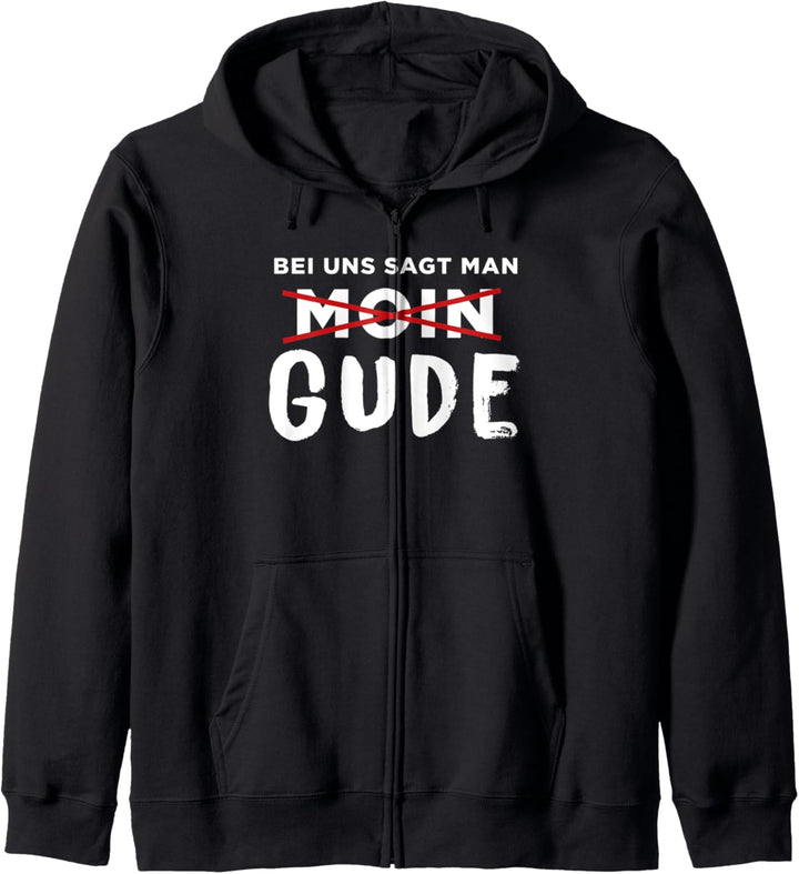 igude Gude Moin Hessen Mundart frankfurt 069 Kapuzenjacke