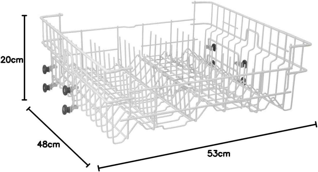ensipart Geschirrkorb oben kompatibel/Ersatz wie beko 1751307400 Oberkorb für die Spülmaschine Gesch