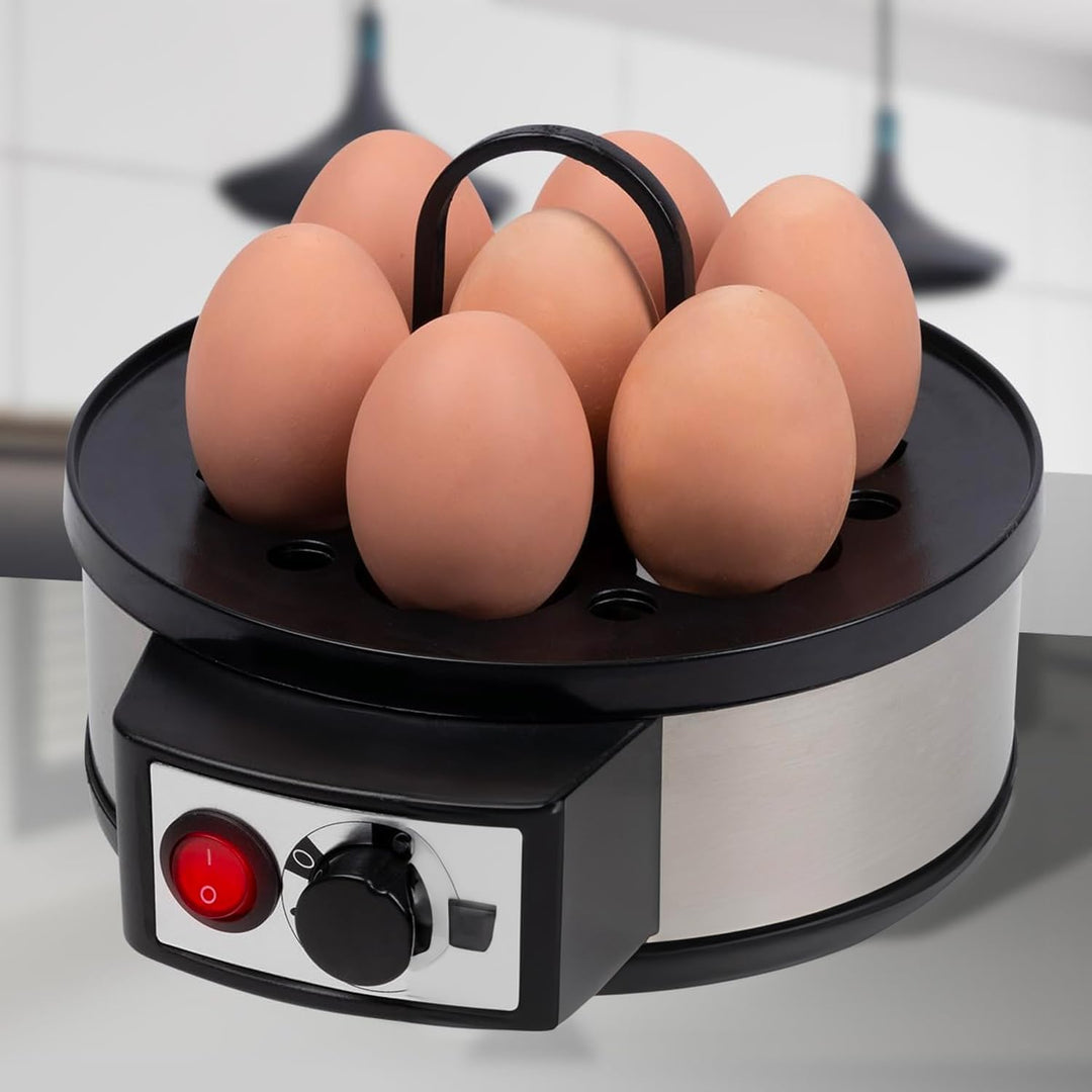 Avilia Eierkocher für 7 Eier | Edelstahl | 400 W