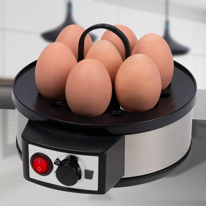 Avilia Eierkocher für 7 Eier | Edelstahl | 400 W