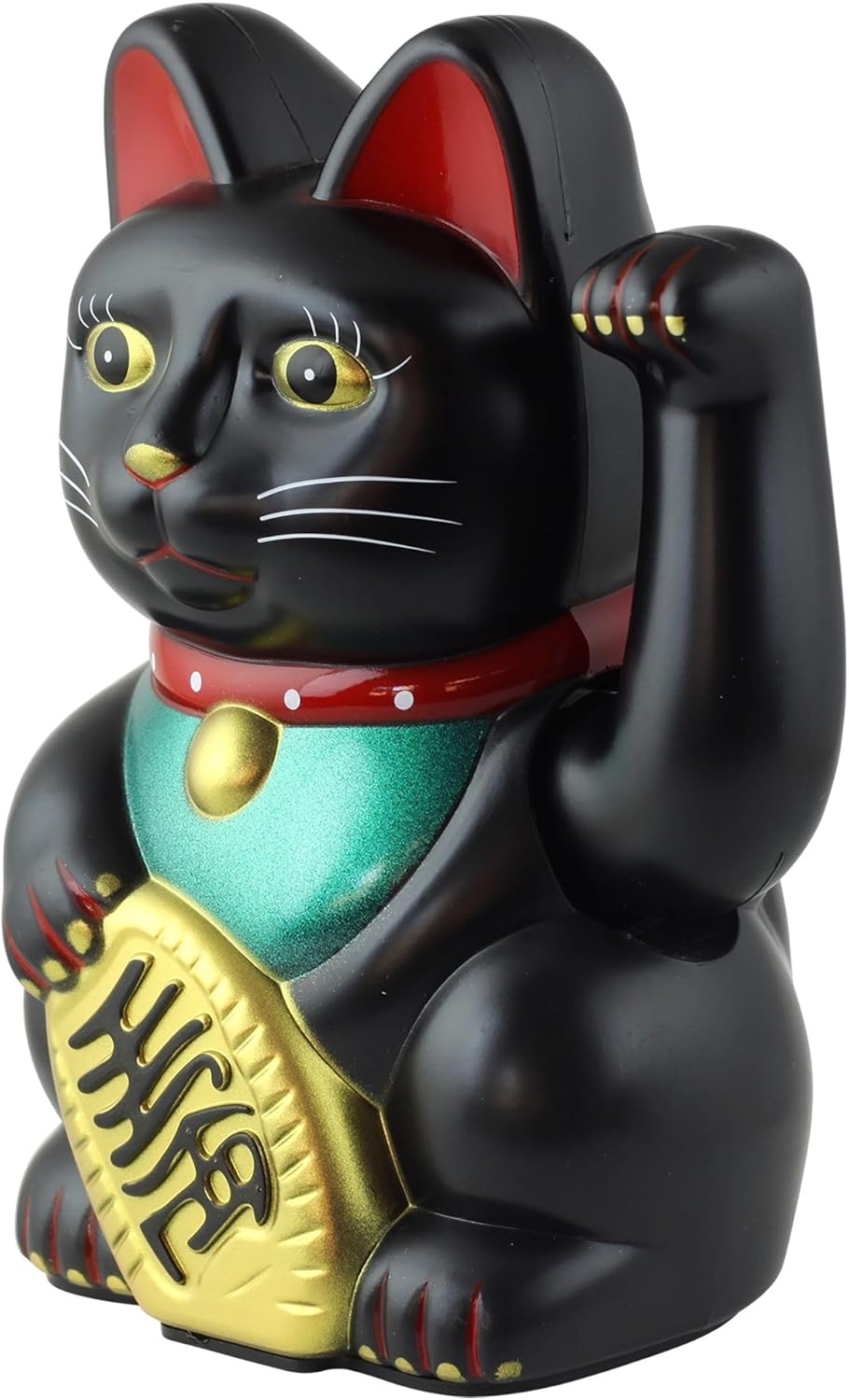 Freak Scene Glückskatze - Maneki-Neko - Winkekatze - 15 cm - schwarz Schwarz 15 cm, Schwarz 15 cm