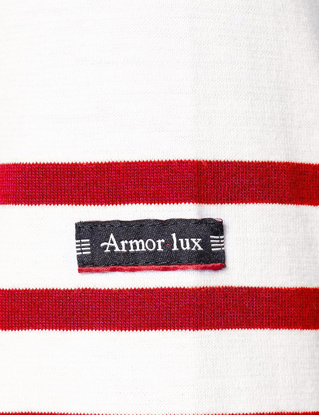 Armor Lux Damen 76838 Langarmshirt, Mehrfarbig (Blanc/Braise 320), Small (Herstellergrösse: 2)