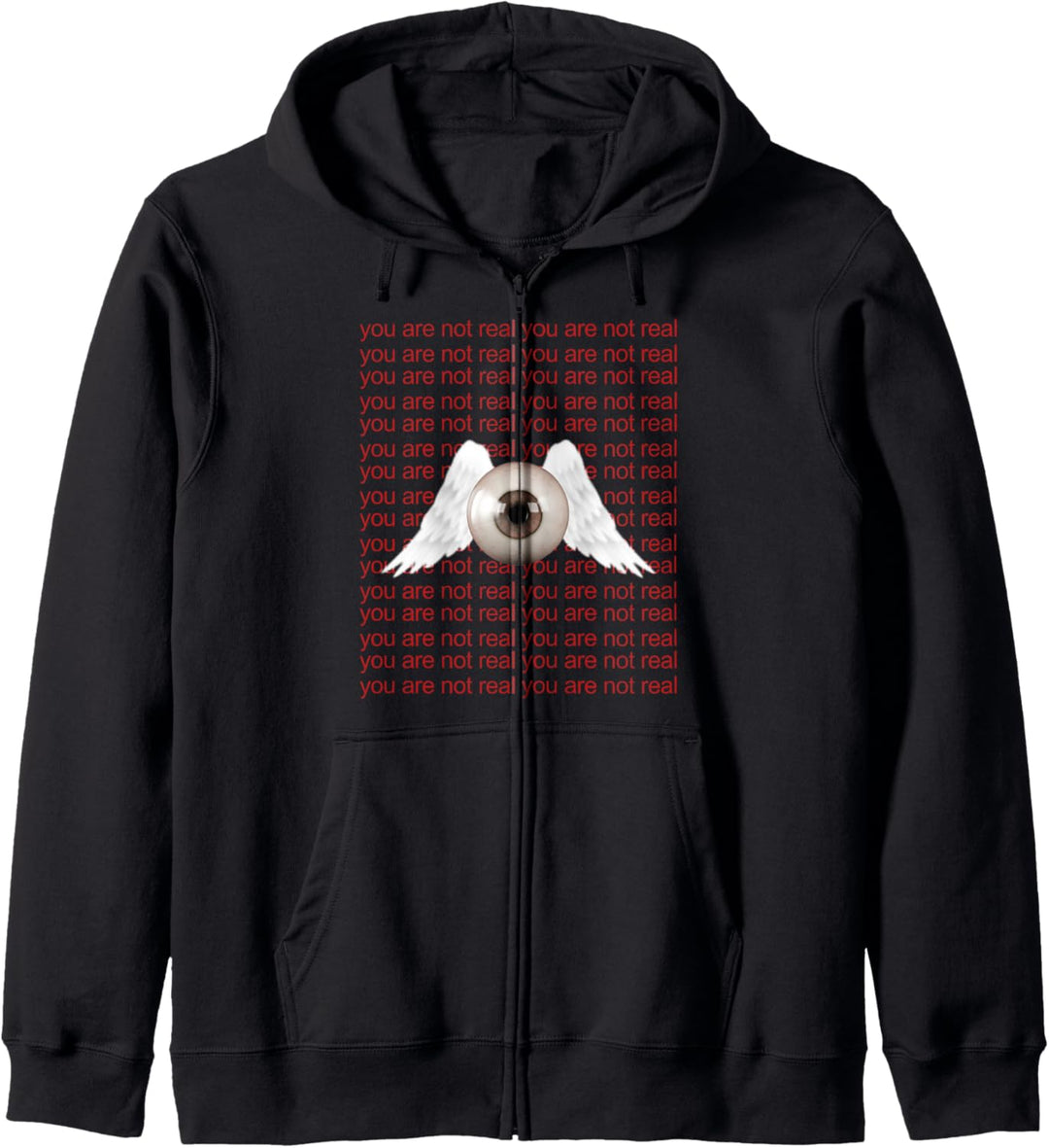 Weirdcore Aesthetic Human Eye Horror Augeball Strangecore Kapuzenjacke