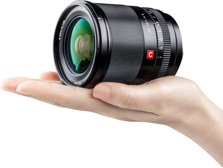 VILTROX 13mm F1.4 E STM Objektiv Autofokus APS-C Ultra-Weitwinkelobjektiv Kompatibel mit Sony E-Moun