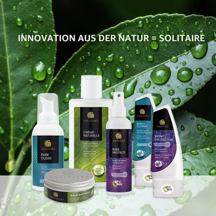 Eco Care Set– Schuhpflegeset mit natürlichen Inhaltsstoffen inkl. tiefenwirksamer Schuhreiniger, rei