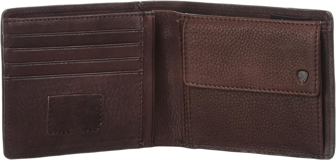 Strellson Herren Geldbeutel Harrison Brieftasche aus Leder Braun (Dark Brown 702), Braun (Dark Brown