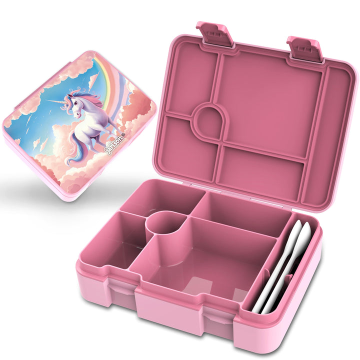 Jarlson® Brotdose Kinder mit Fächern | Lunchbox BPA frei | Bento Box auslaufsicher | Snackbox | Jaus