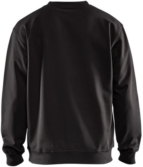 Sweat Shirt BLAKLADER Rundhalsausschnitt M Schwarz, M Schwarz