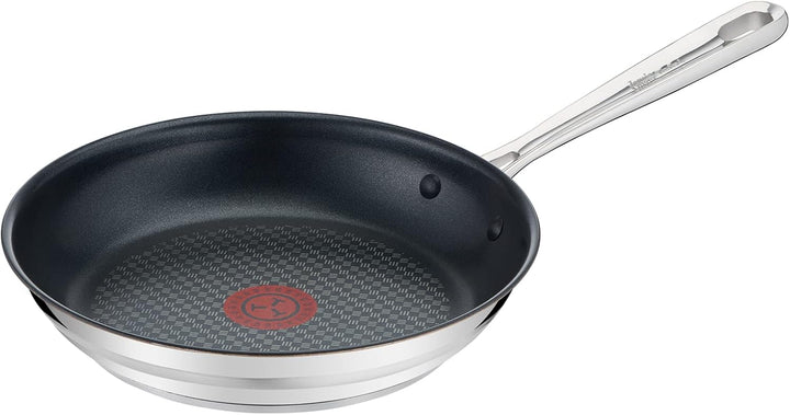 Tefal Jamie Oliver Brushed 3-teiligiges Pfannenset E011S3.VEG | Bestehend aus Pfanne 20cm + 24cm + 2