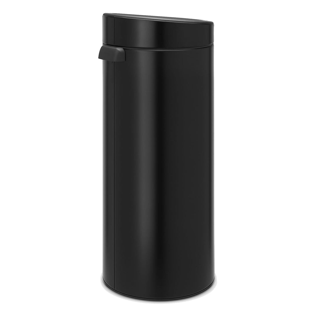 Brabantia 115301 Touch Bin New mit herausnehmbaren Kunststoffeinsatz, 30 L, Edelstahl, schwarz matt,