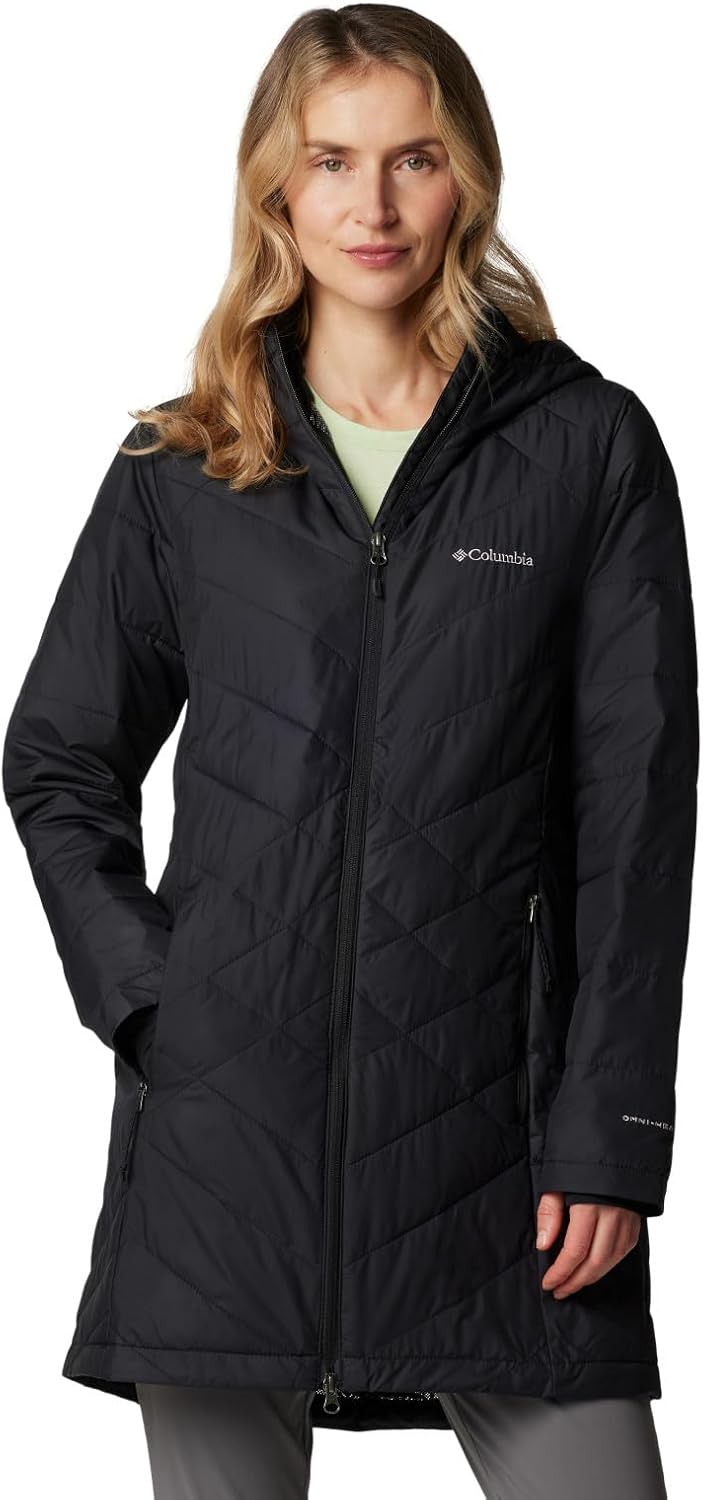 Columbia Damen Heavenly Long Hdd Jacke Heavenly Long Hooded Jacket (1er Pack) XS Schwarz, XS Schwarz