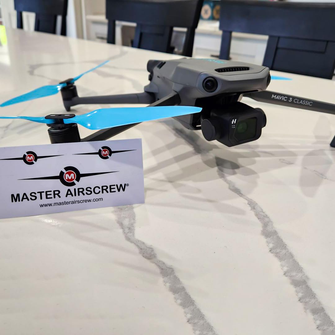 Master Airscrew Stealth Propeller kompatibel mit DJI Mavic 3 - Blau, 4 Stück, Blau