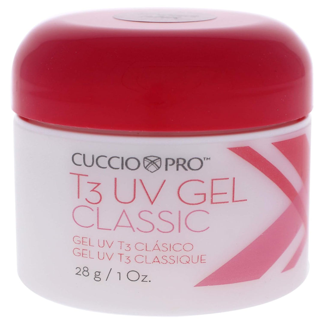 Cuccio T3 UV Pinker Pink Classic Nagelgel Weiss 1 ml (1er Pack), Weiss 1 ml (1er Pack)