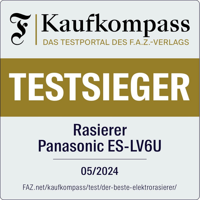 Panasonic Series 900 Premium Nass- und Trocken Rasierer ES-LV6U für Männer, 5-fach-Scherkopf mit Lin