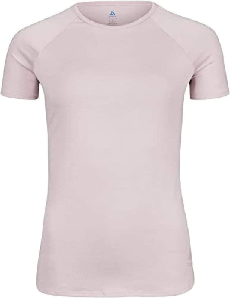Odlo Herren Active 365_314101 Kurzarm Laufshirt (1er Pack) XS Pale Mauve Melange, XS Pale Mauve Mela