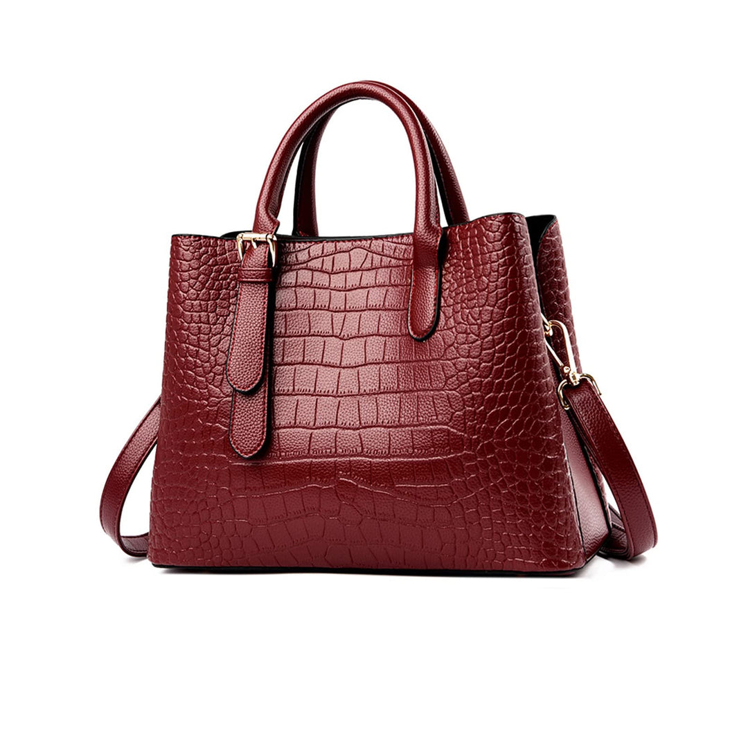 NICOLE & DORIS Damen Handtaschen Elegant Henkeltasche Tote Shopper Schultertasche Krokodil Designs U