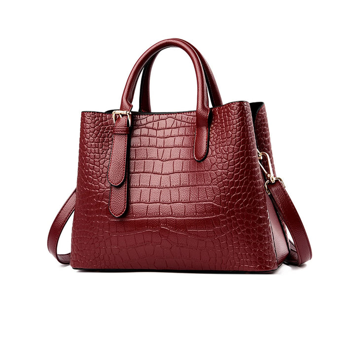 NICOLE & DORIS Damen Handtaschen Elegant Henkeltasche Tote Shopper Schultertasche Krokodil Designs U