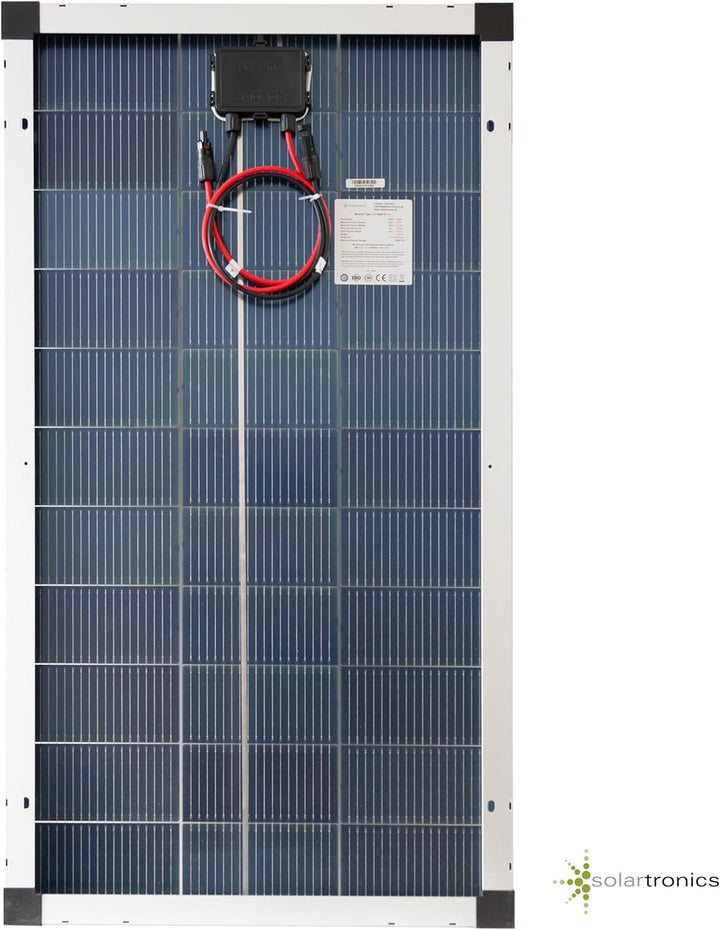 SOLARTRONICS Solarmodul 120 Watt Mono bifazial18 V 18 Busbars Solarpanel Solarzelle (2 Stück)