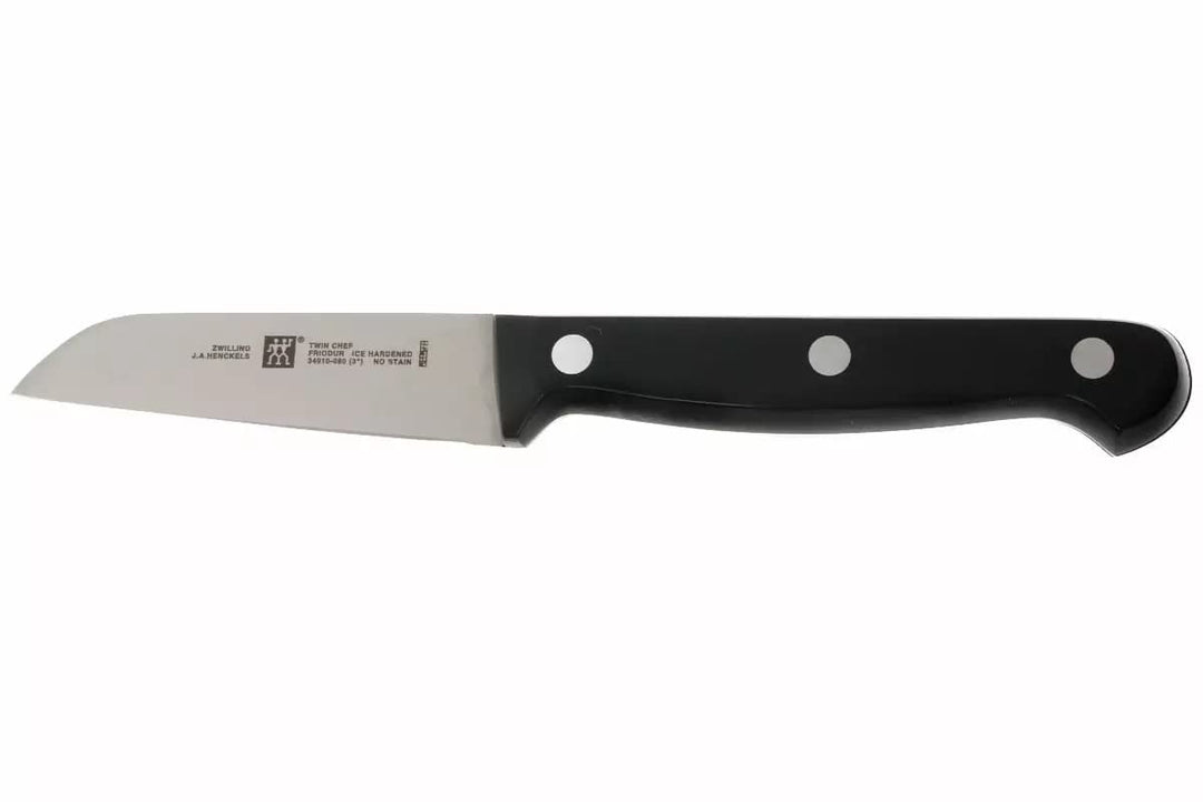 ZWILLING Twin Chef Gemüsemesser, Klingenlänge: 8 cm, Kleines Klingenblatt, Rostfreier Spezialstahl/K