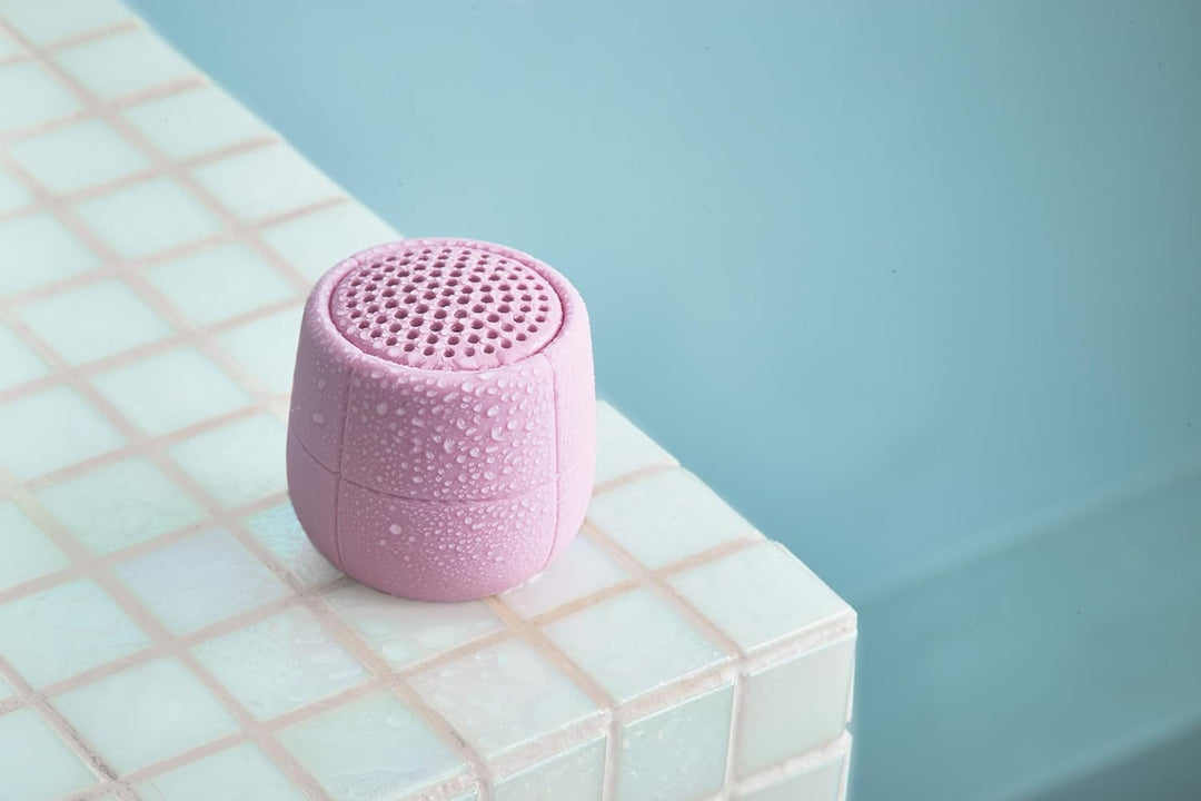 Lexon MINO X - Floatable Water Resistant IPX7 Portable Bluetooth Speaker - 3W - Soft Pink, Soft Pink
