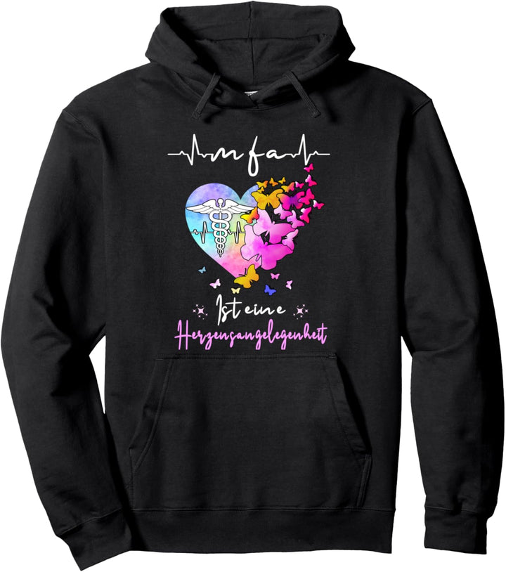 Heartbeat Sprechstundenhilfe Ist Herzensangelegenheit MFA Pullover Hoodie