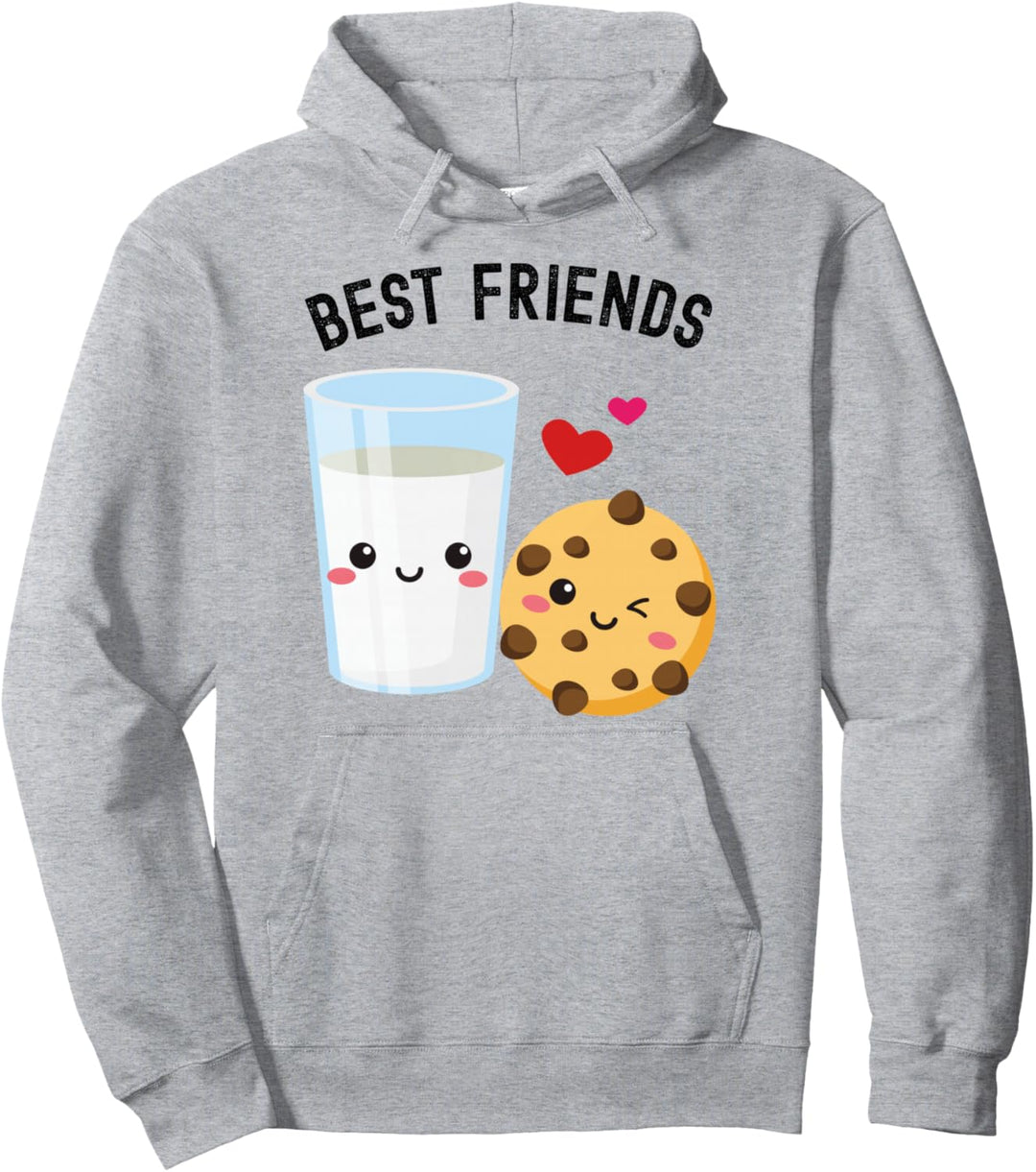 Kawaii Milch und Cookie Best Friends Pullover Hoodie