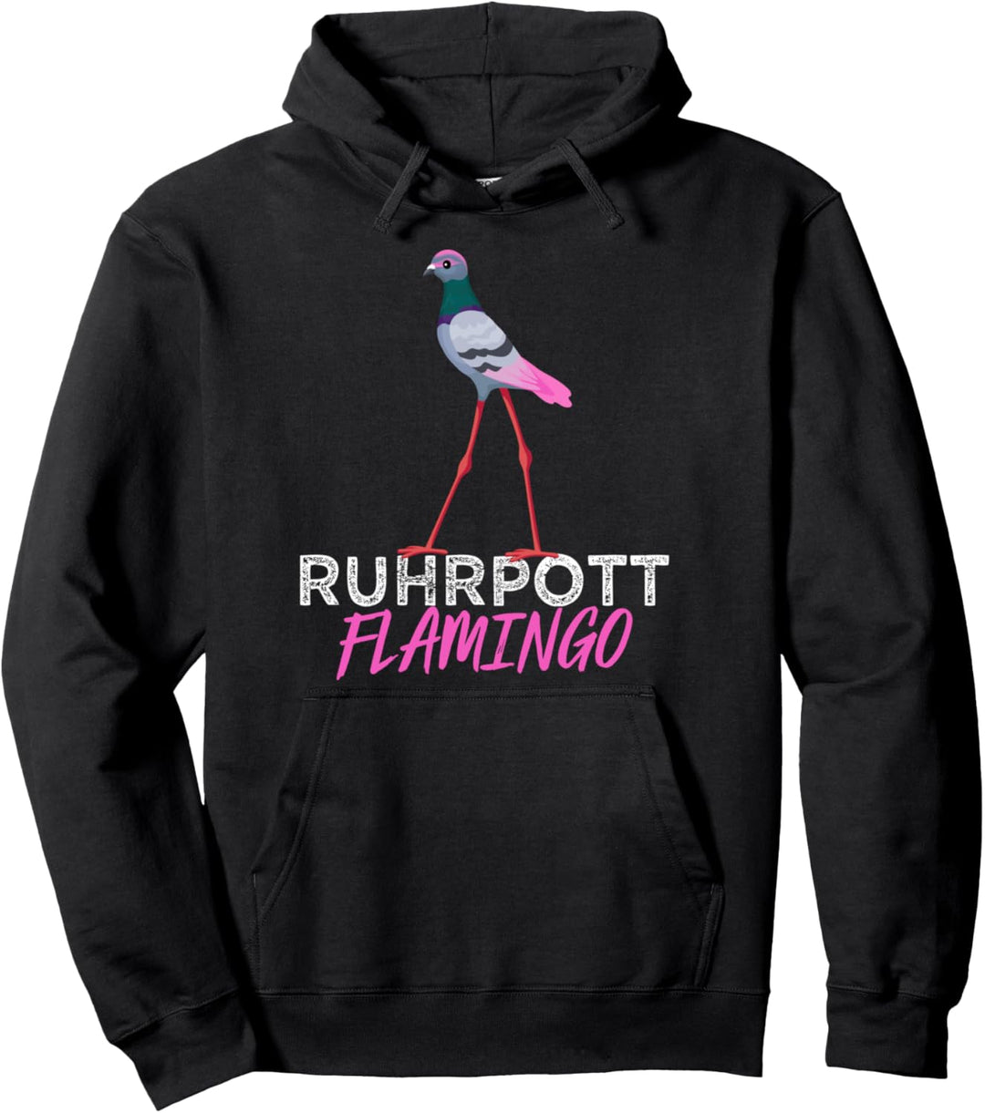 Ruhrpott Flamingo Lustiges Ruhrgebiet Taube Geschenk Pullover Hoodie