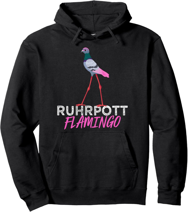 Ruhrpott Flamingo Lustiges Ruhrgebiet Taube Geschenk Pullover Hoodie