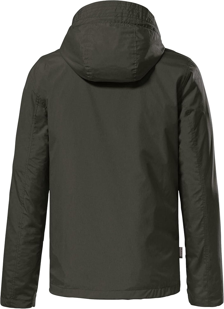 G.I.G.A. DX Herren Gs 12 Mn Jckt Funktionsjacke/Outdoorjacke mit einrollbarer Kapuze S grün/anthrazi
