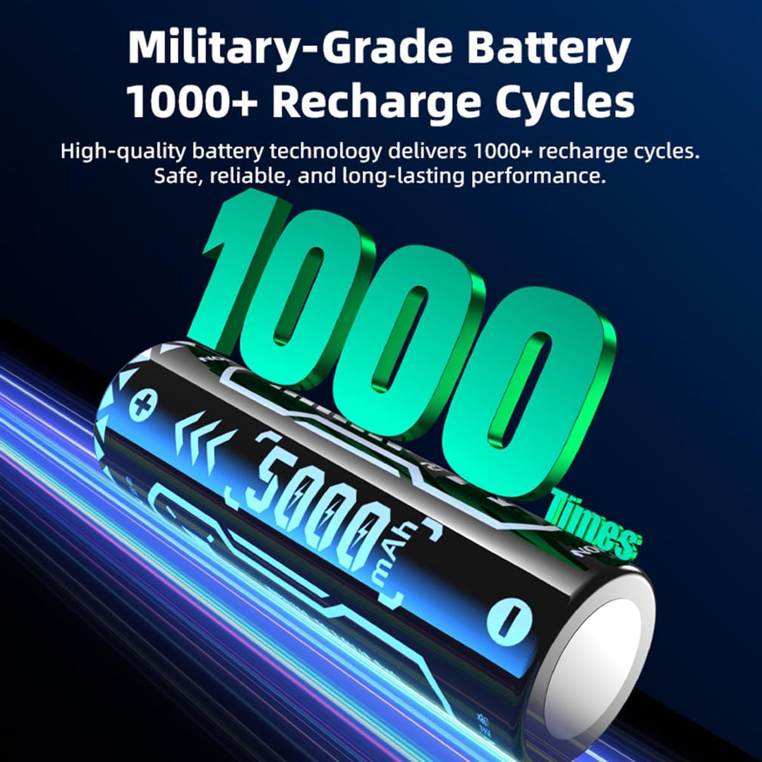 2 Stück ZI7OO Wiederaufladbare Lithium-Ionen Batterie 3.6V 5000mAh 18Wh für Elektrische oder Automat