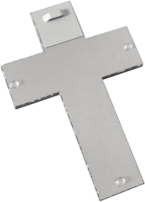 Fritz Cox Steinkreuz FAITH Edelstahl mit Marmor- und Schieferoptik 22x15cm 320063, 320063
