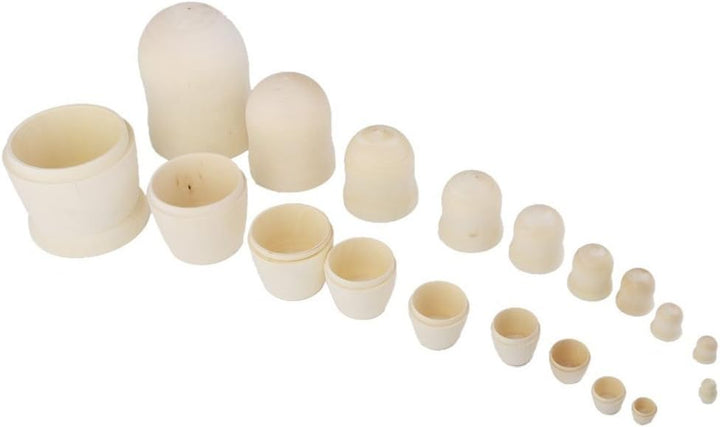 ULTNICE Puppen Rohling DIY Hölzerne Blank Russische Nesting Puppen Holz Matroschka 10pcs