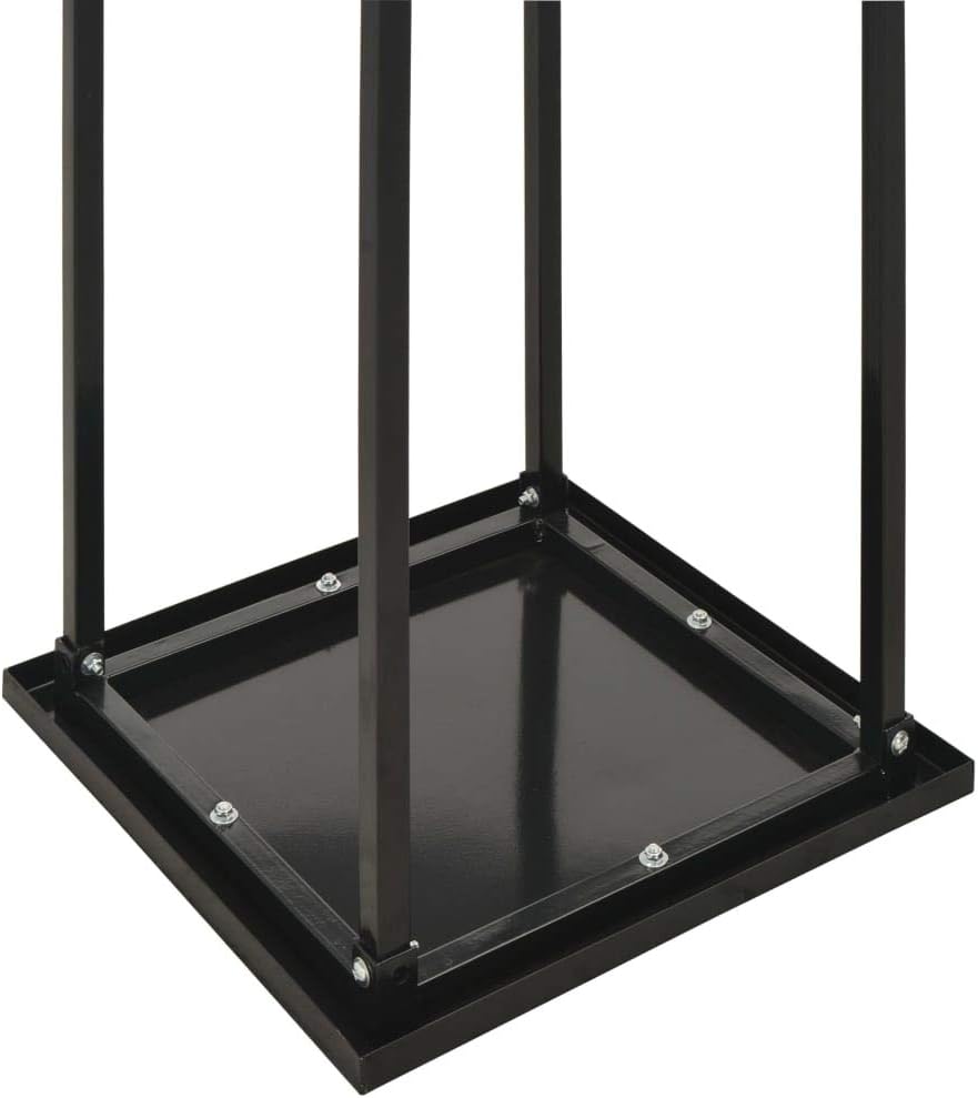 vidaXL Brennholzregal mit Boden Kaminholzständer Regal Kaminholzregal Kaminholzablage Feuerholzregal