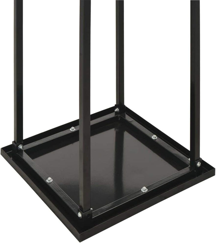 vidaXL Brennholzregal mit Boden Kaminholzständer Regal Kaminholzregal Kaminholzablage Feuerholzregal