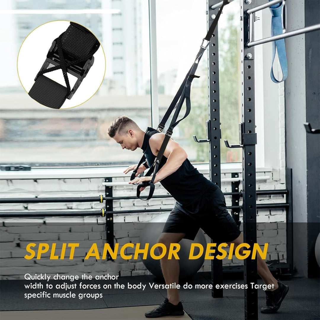 Flintronic Schlingentrainer, Sling Trainer Set für EIN Ganzkörpertraining, Schlingentrainer für Zuha