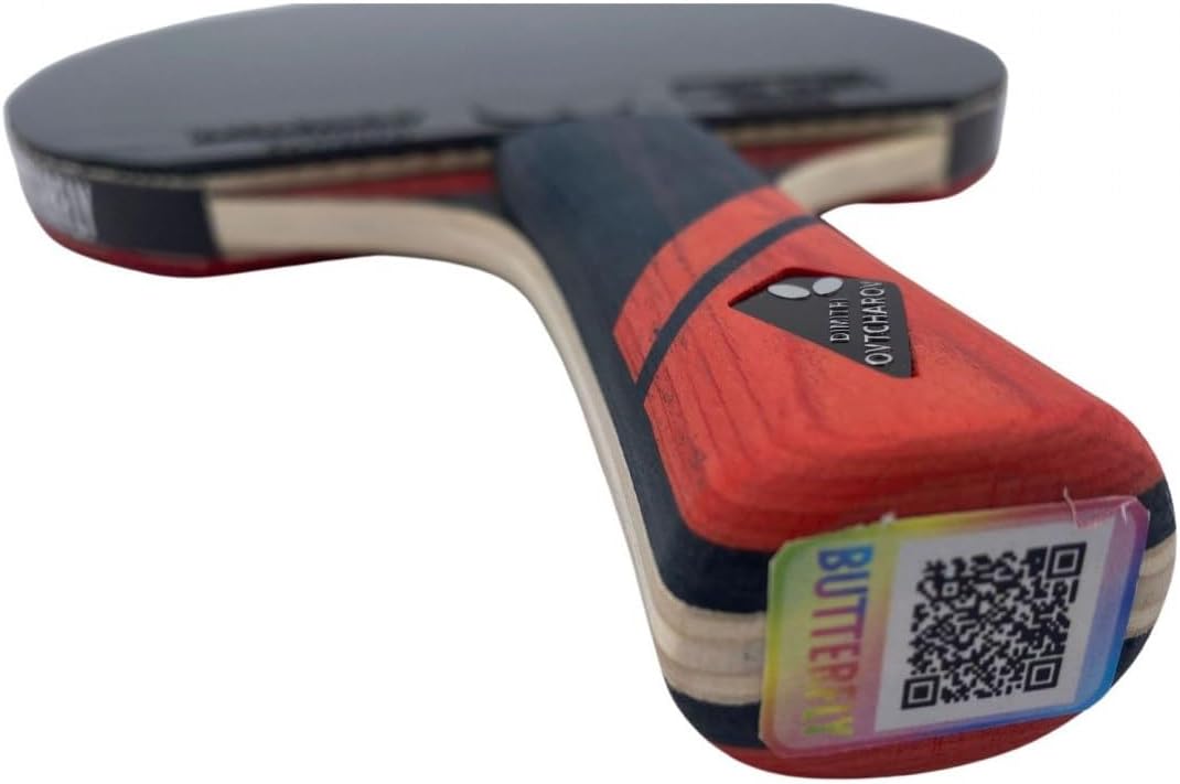 Butterfly® Dimitrij Ovtcharov Black Tischtennisschläger | Eva-Technologie | ITTF zertifizierter Waka