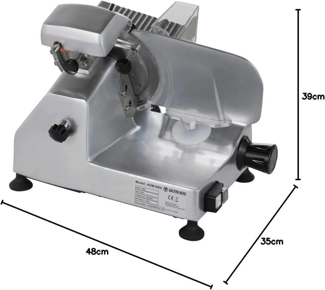 Aufschnittmaschine ASM 195 mm Gastronomiebedarf