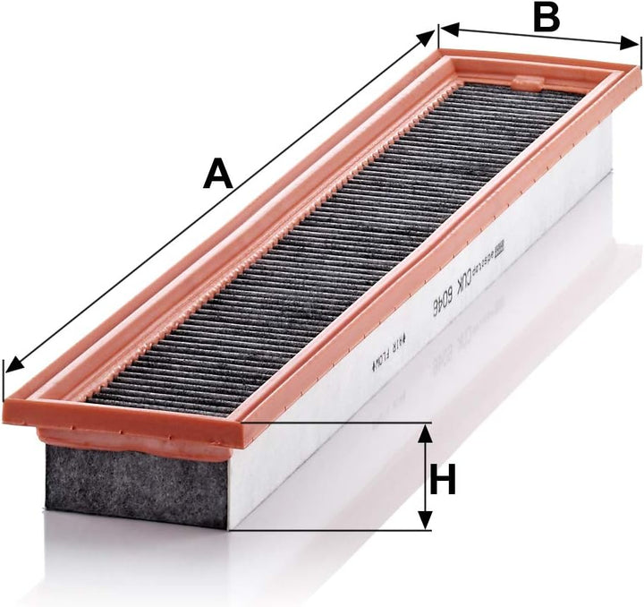 MANN-FILTER CUK 6046 Innenraumfilter – Pollenfilter mit Aktivkohle – Für LKW