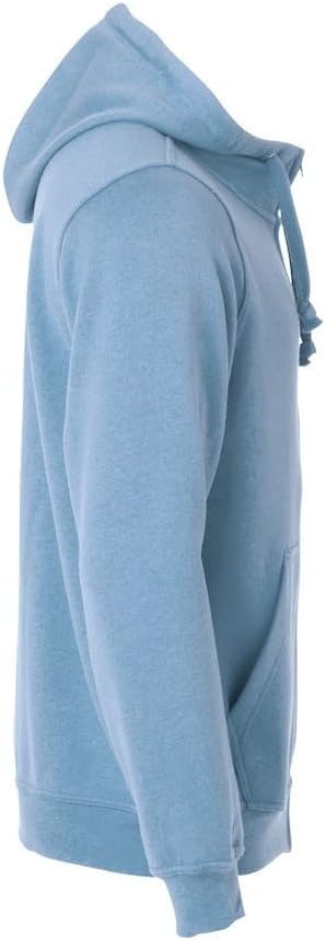 CliQue - Herren Kapuzen-Sweatjacke 'Basic Hoodie' / anthrazit meliert (955), S