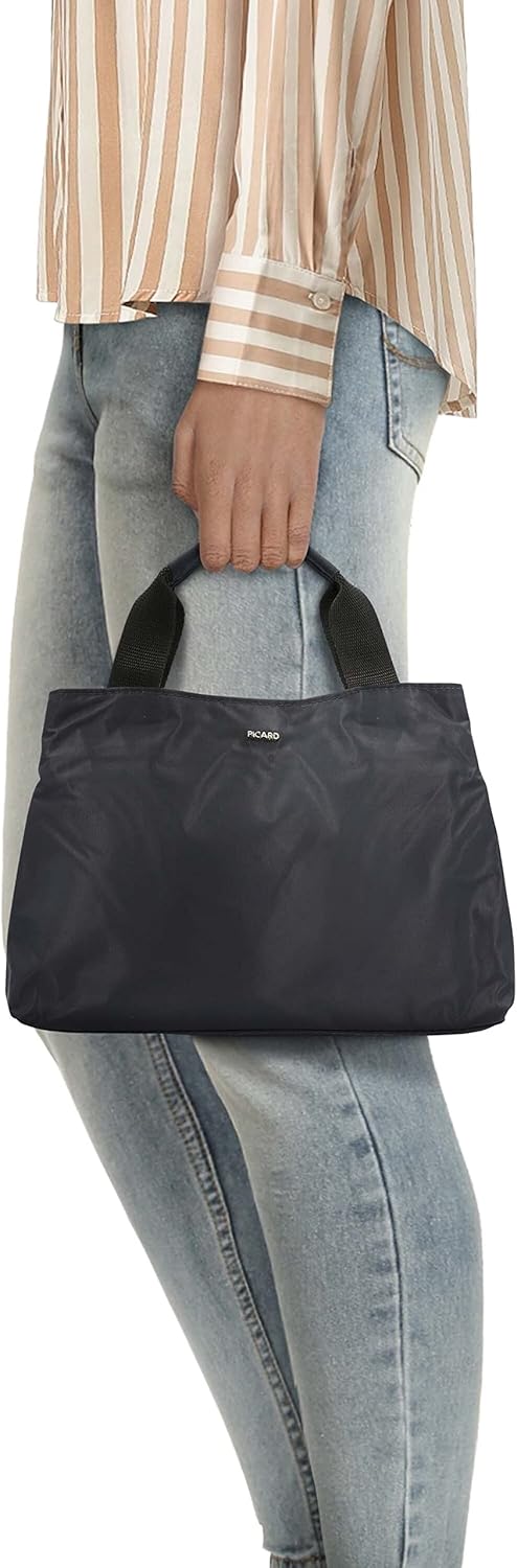 Picard Damen Henkeltasche HAPPY aus Nylon Klein | mit Magnetverschluss | Henkeltasche | Alltag 28x19