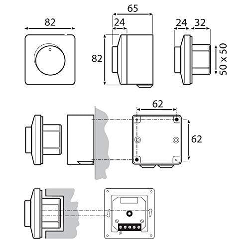 neverest® Dimmer 1.5 A - Drehzahlregler für Ventilatoren, Pumpen, 1.5 A