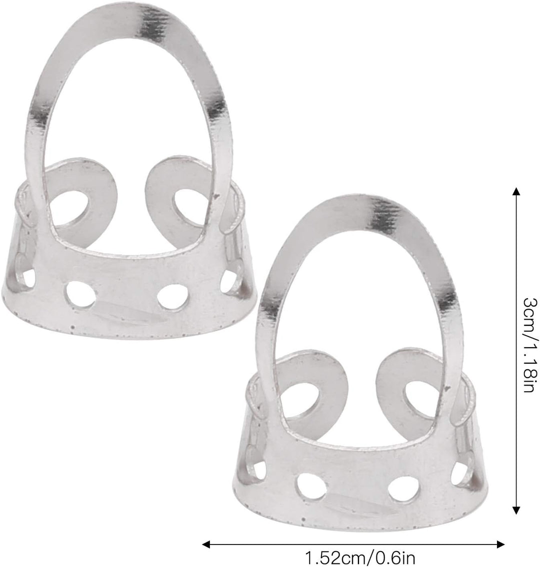 12 Stück Verstellbare Fingerpicks Edelstahl Fingerpicks Gitarre Banjo Ukulele Fingerpicks Zupfstring