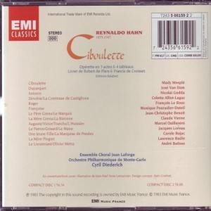 Hahn - Ciboulette / Mesplé · Van Dam · Gedda · Alliot-Lugaz · Le Roux · Benoit · OP Monte-Carlo · Di