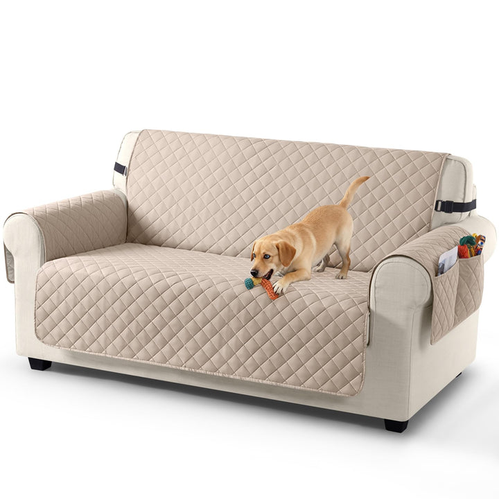 TAOCOCO Sofa Überzug, Sofabezug Wasserdicht Mit Gummiband，Wohnzimmer Anti-Rutsch Gepolsterter Sofasc