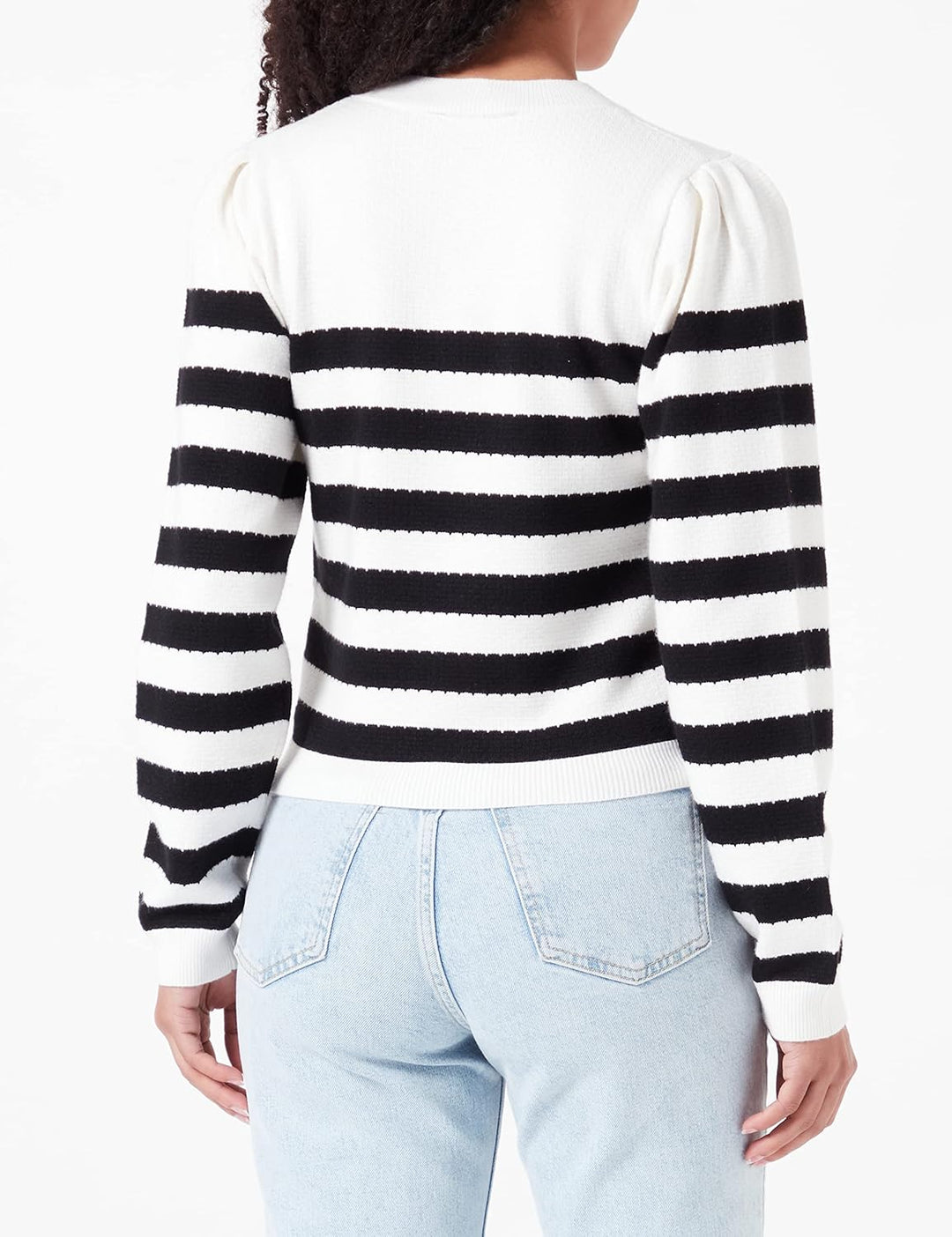 Morgan Damen Pullover L Schwarz / Off-white, L Schwarz / Off-white