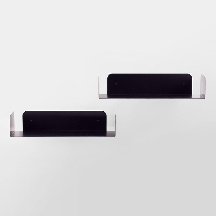 D-Segno Wandregal Metall - Regal Wand, Einzigartiges minimalistisches und modernes Design, Wandbuchh