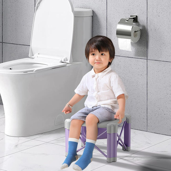 Reise-Toilette für Kleinkinder, Auto-Reisetöpfchen, tragbarer Toilettensitz, abnehmbar und wiederver